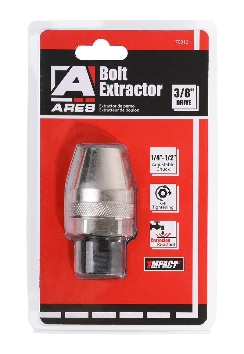 ARES 70016 - Damaged Bolt and Stud Extractor Tool - Grips and Removes 1/4-Inch to 1/2-Inch Studs - Ideal for Broken, Rounded Off, Painted Over, and Rusted Tight Bolts - NewNest Australia