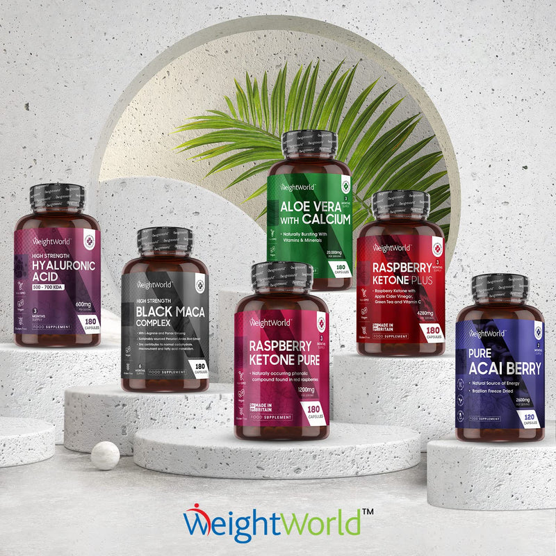 Pure Raspberry Ketones 1200mg - 180 Vegan Capsules (6 Month Supply) - Max Strength Raspberry Ketones Supplement - Suits Low Carb & Keto Diet -Better Absorption Than Tablet - 100% Natural - UK Made - NewNest Australia