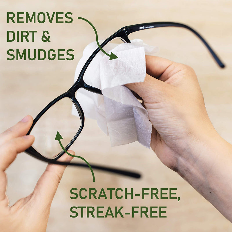 Pre-moistened Lens and Glass Cleaning Wipes: for Glasses, Camera, Cell Phone, Smartphone, and Tablet – Safe for AR Lenses, Quick Drying, Streak Free, Disposable - Individually Wrapped - 200 Pack - NewNest Australia