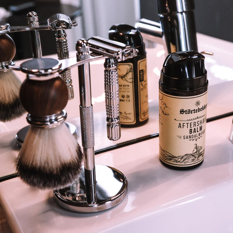 St√∂Rtebekker Premium After Shave Balm - Perfect For Shaving Treatment - After Shave Men - Pleasant Sandalwood Fragrance - High-Quality Ingredients - Gift Idea - Made In Germany - NewNest Australia