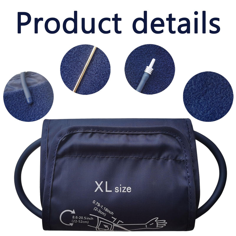 Extra Large Blood Pressure Cuff Large Arms Bigger Upper Arms 9-20.5 Inches Blood Pressure Monitors Large Cuff for Automatic Blood Pressure Monitor Digital Machine, with 4 Pcs Extra Joints - NewNest Australia