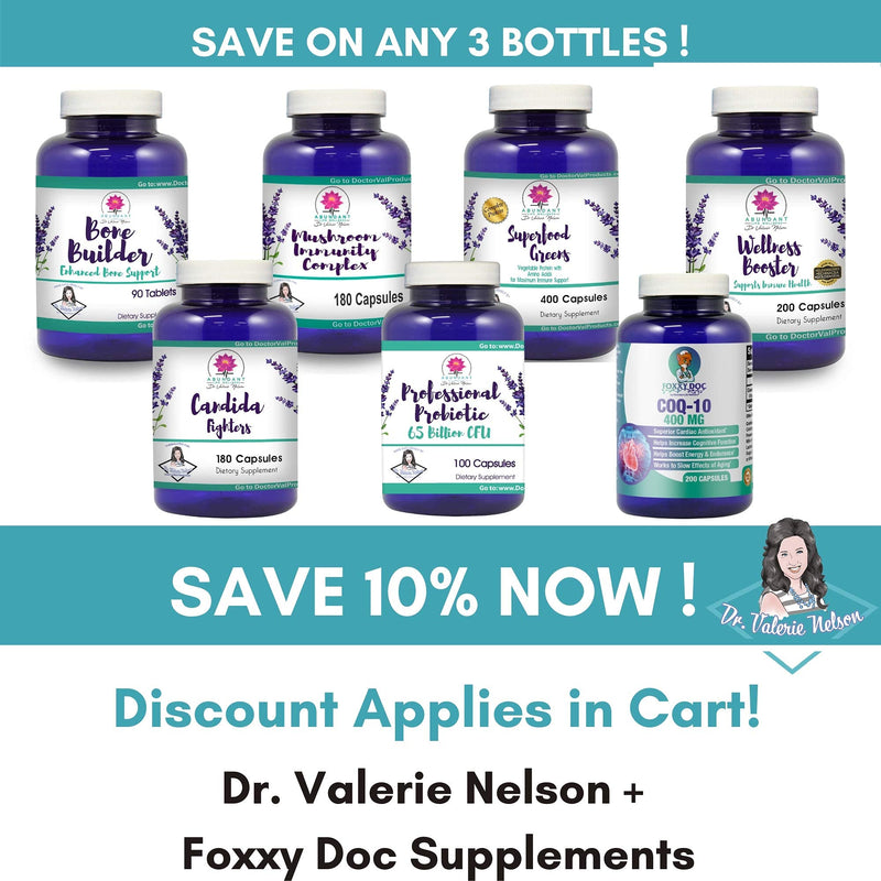CoQ10 - Co-Enzyme Q10 - 200 mg - 200 Caps - Vegetable Capsules - Non-GMO - Brain & Heart & Muscle & Cell Supplement 6.5 Month Supply by Foxxy Doc - NewNest Australia