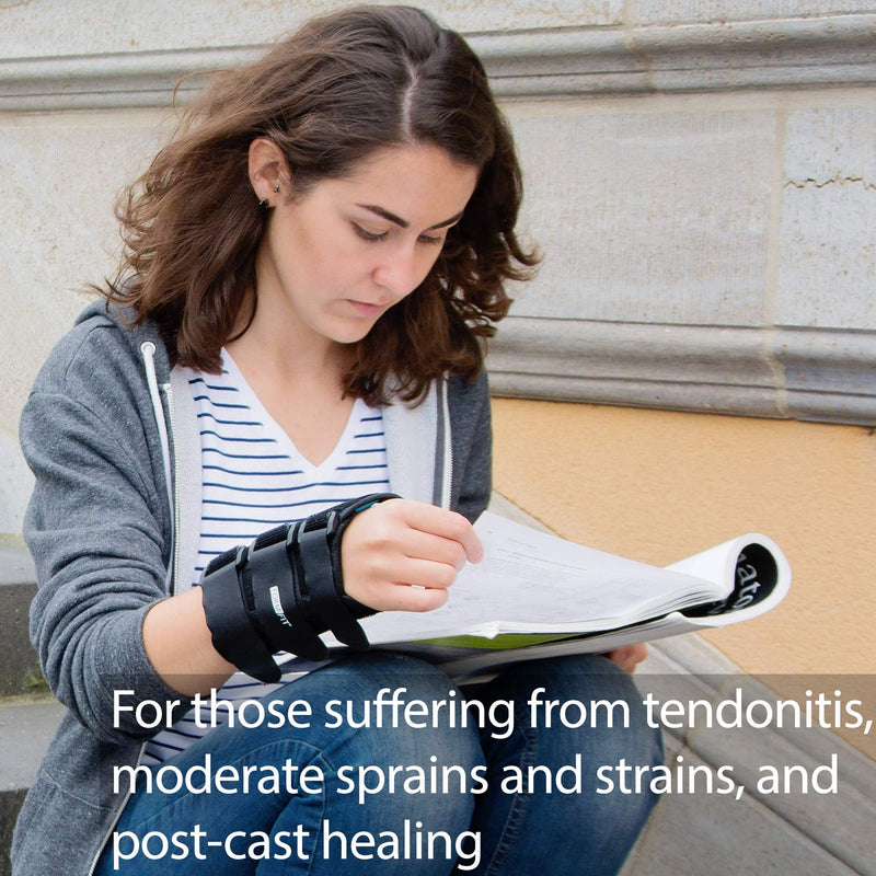 Ossur Formfit Wrist Brace for Treatment of Tendonitis, Carpel Tunnel, Post Cast Healing and Soft Tissue Injuries | Wrist Immobilization, Breathable Material, Custom Fit | 8" Version (Right, X-Small) Right - X-Small - NewNest Australia