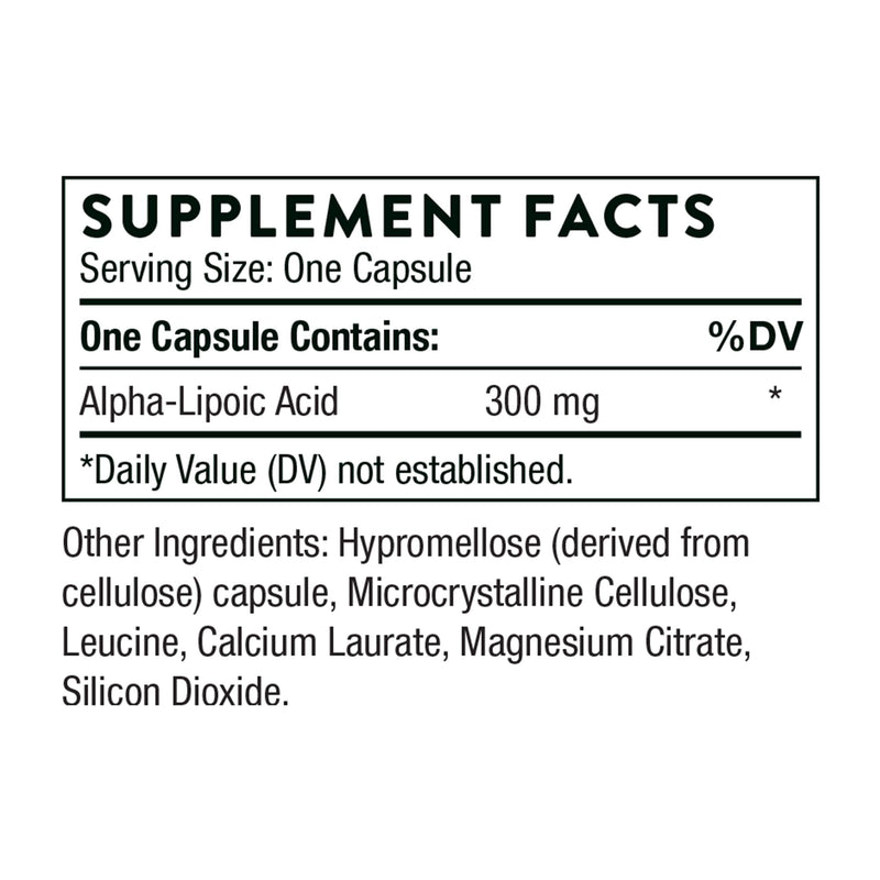Thorne Research - Thiocid-300 - Alpha Lipoic Acid Supplement (300 mg) for Antioxidant Support - 60 Capsules - NewNest Australia