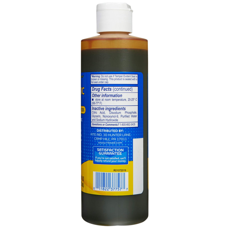 Rite Aid Antiseptic Solution Povidone-Iodine USP 10% - 8 fl oz | First Aid Antiseptic Germicide | Iodine for Wounds | Wound Wash | Antiseptic Soap | Liquid Antiseptic Wash (Packaging May Vary) - NewNest Australia