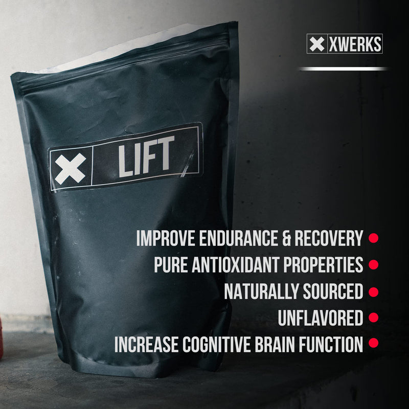 Xwerks Lift Pure Creatine Monohydrate Powder - 80 Servings - Raw 100% Natural 5000mg Formula Micronized Creatine - Highly Soluble Supplements for Power Strength Muscle Growth and Repair - Unflavored - NewNest Australia