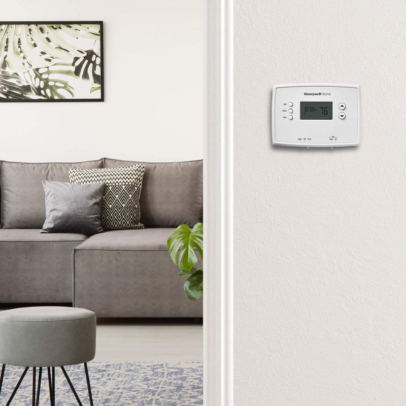 Honeywell Home RTH221B1039 RTH221B Programmable Thermostat, White Contemporary - NewNest Australia