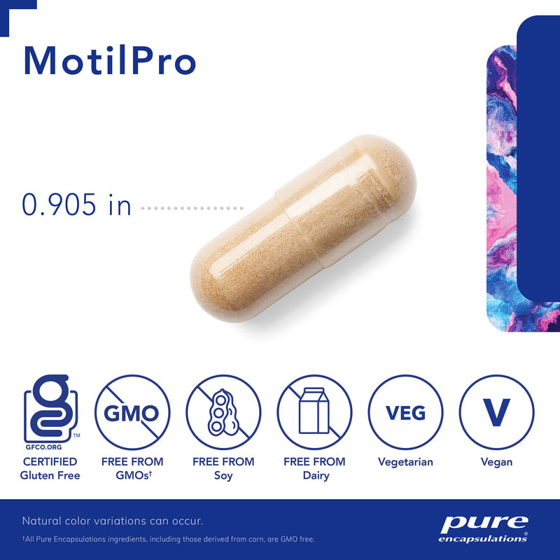 Pure Encapsulations MotilPro | Hypoallergenic Dietary Supplement to Promote Healthy Gut Motility* | 180 Capsules Standard Packaging - NewNest Australia