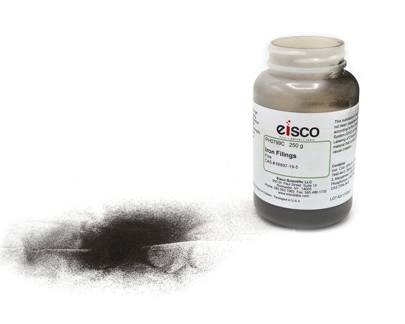 Fine Iron Filings for The Study of Magnetism, 250g - Eisco Labs - Made in The USA - NewNest Australia