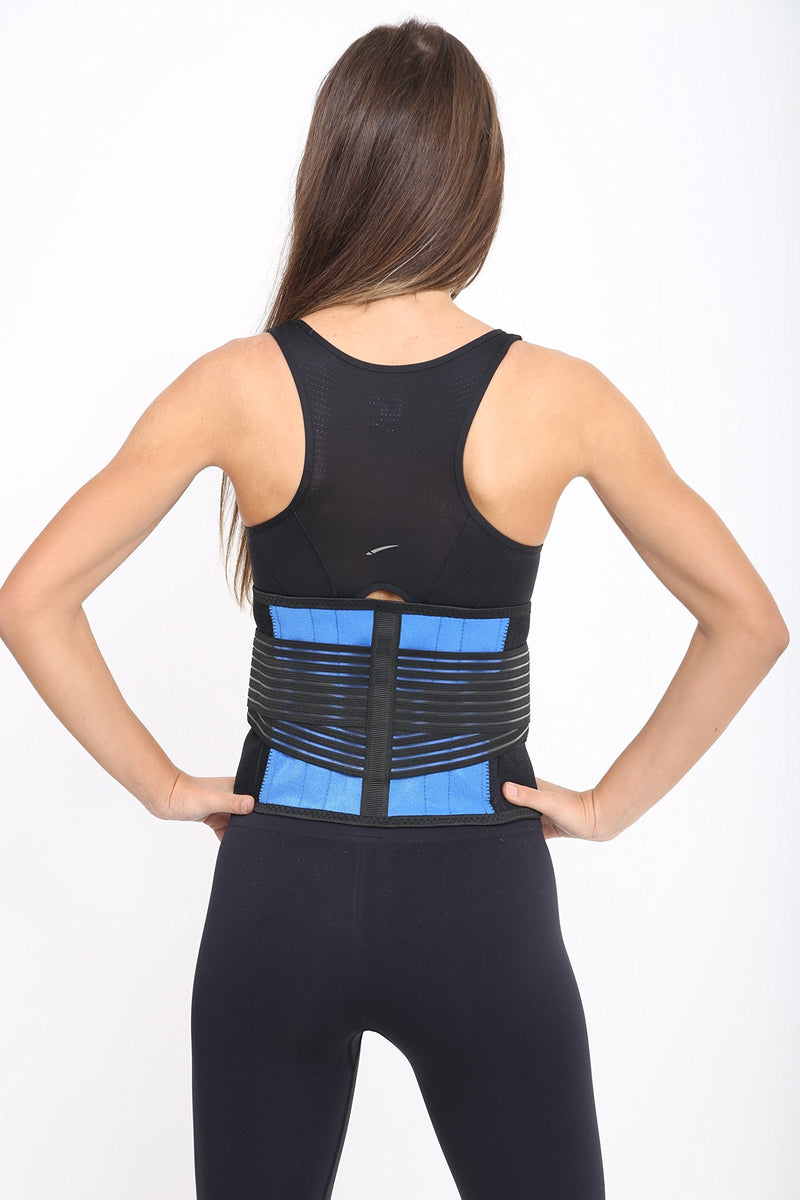 Body And Base Adjustable Neoprene Double Pull Lumbar Support Lower Back Belt Brace - Back Pain/Slipped Disc Pain Relief - 5 Sizes, X-Large 36-40 Inch (4X-Large (52-55 inches) nches) 4X-Large (52-55 inches) nches - NewNest Australia