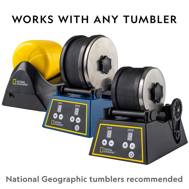 NATIONAL GEOGRAPHIC Rock Tumbler Ceramic Pellets – 1.5 lb Ceramic Media for Rock Polisher, Use with Rock Polishing Grit, Protects Rocks, Improves Tumbling, Reusable, Rock Tumbling Supplies - NewNest Australia