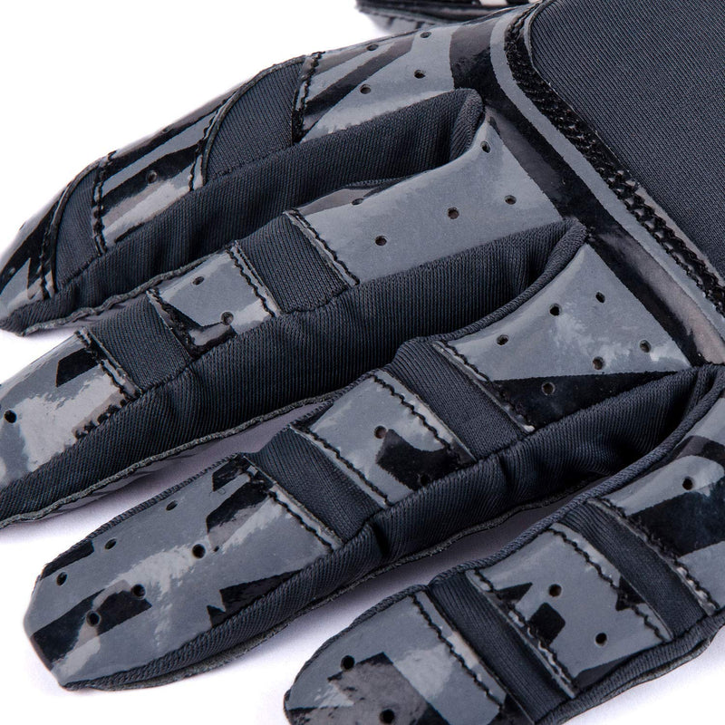 Pure Athlete Football Receiver Gloves – Elite-Stick Silicone Gripping Technology – Adult/Youth Black Youth Large - NewNest Australia