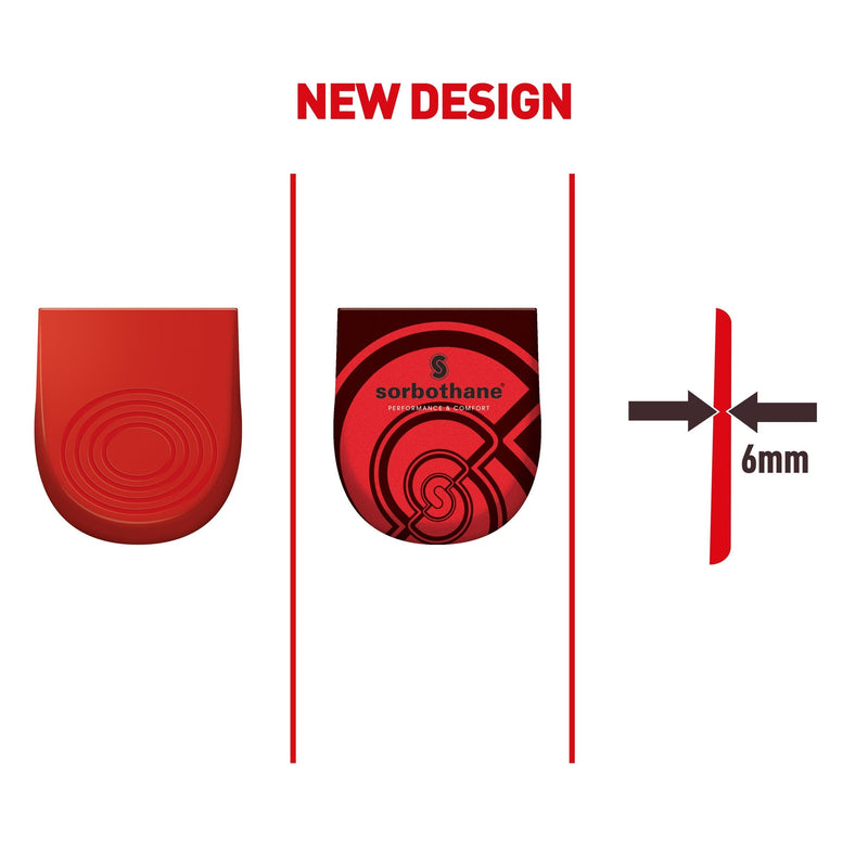 Sorbothane Heel, 39-42, Heel Cushion For Football Boots, Runners And Hikers, Shock-Absorbing Shoe Insert For Plantar Fasciitis, Heel Support, Ankle Pains And Heel Spurs, Heel Cushions - NewNest Australia