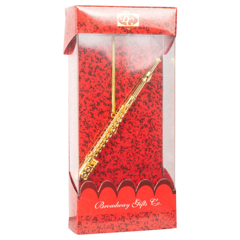 NewNest Australia - Broadway Gifts 4.5" Gold Flute Ornament 