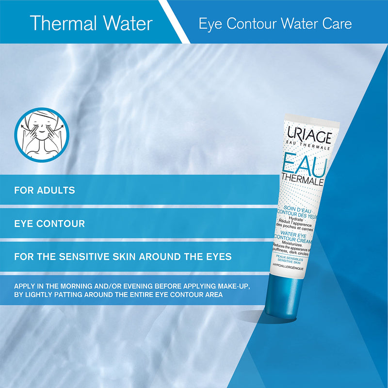 Uriage Eau Thermale Water Eye Contour Cream for Sensitive Skin, 15 ml - NewNest Australia