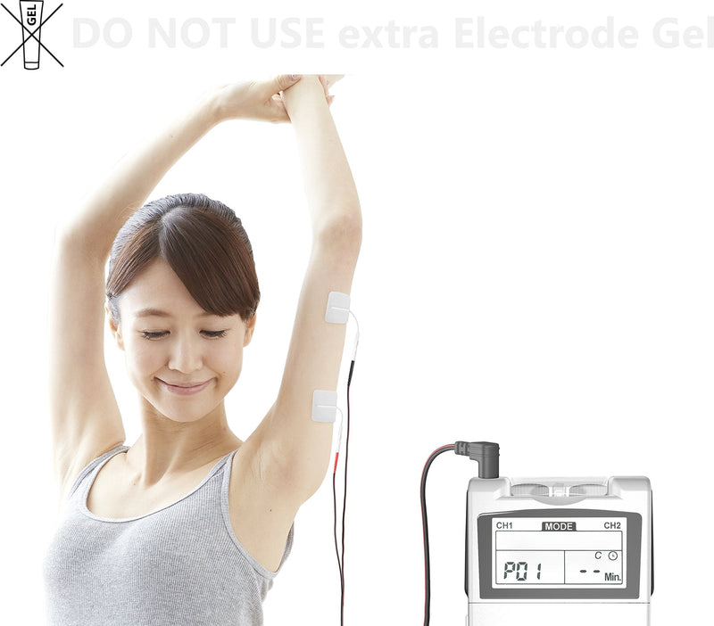 iStim Tens Unit Stimulator Machine - EV820 with 8 Electrodes Japanese Gel for Pain Management, Back Pain and Rehabilitation - NewNest Australia