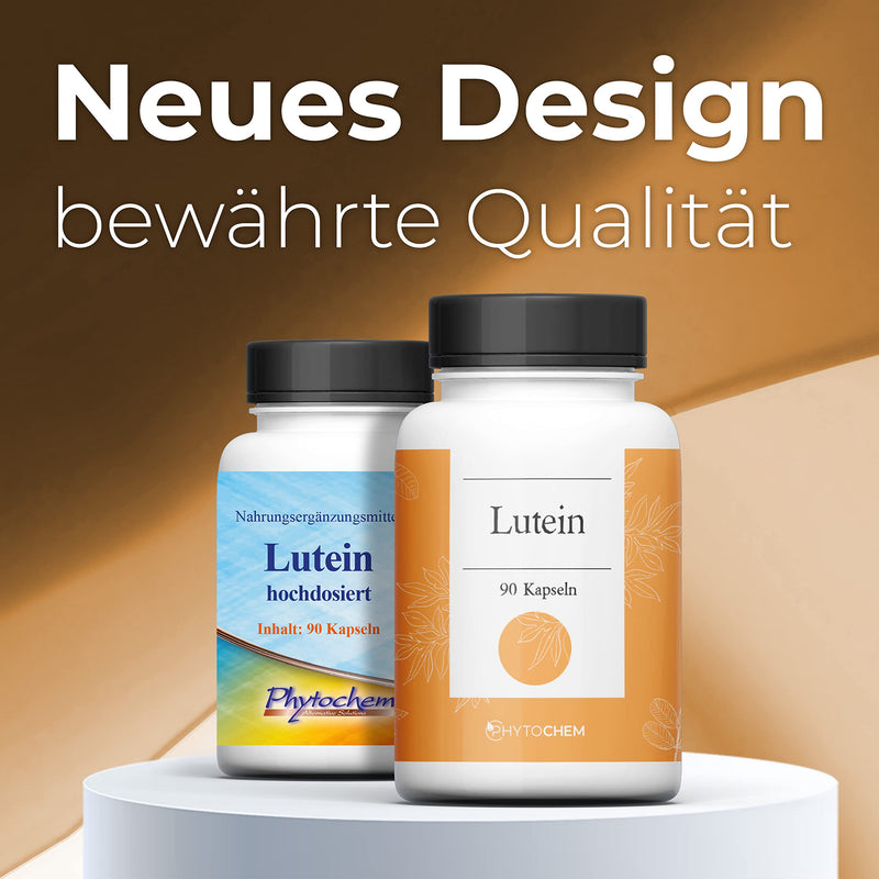 Phytochem Lutein 90 capsules, high dose with 50 mg of natural carotenoids per daily dose, vegan and without additives, 45 day supply. - NewNest Australia