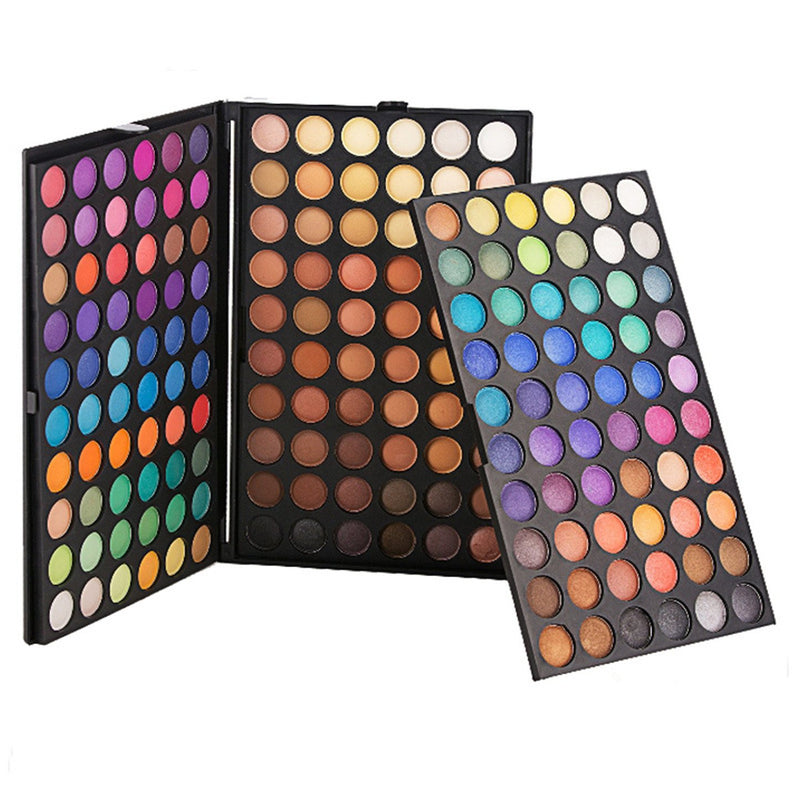 FantasyDay® Professional Eyeshadow Palette Makeup Contouring Kit - 180 Colours Highly Pigmented Nudes Warm Natural Matte Shimmer Cosmetic Eye Shadows Pallet Powder Palette #4 - NewNest Australia