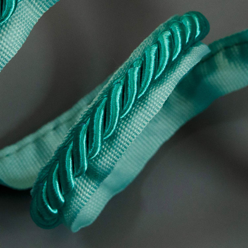 Trims by the Yard Emmerson 1/4" Twisted Lip Cord Trim | Aqua Blue| (20 yard cut) - NewNest Australia