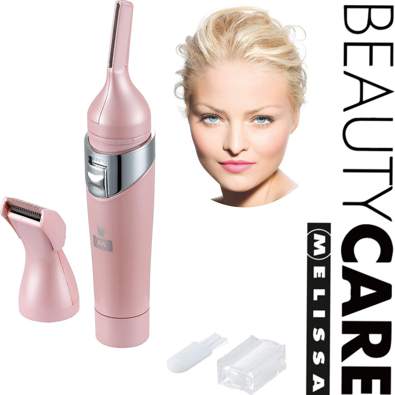 Melissa 16680048 precision styler eyebrows bikini zone battery operated ideal for trimming pink - NewNest Australia