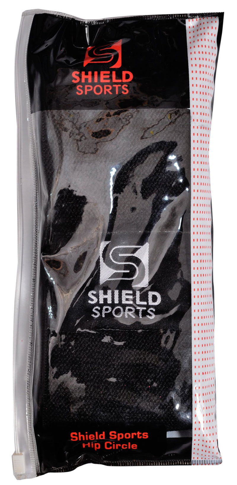 SHIELD SPORTS Hip Circle - Premium Glute Resistance Band - Hip Warm Up Activation Ideal Before Weightlifting or Gym Workout M = 26'' circumference Black = High Resistance - NewNest Australia