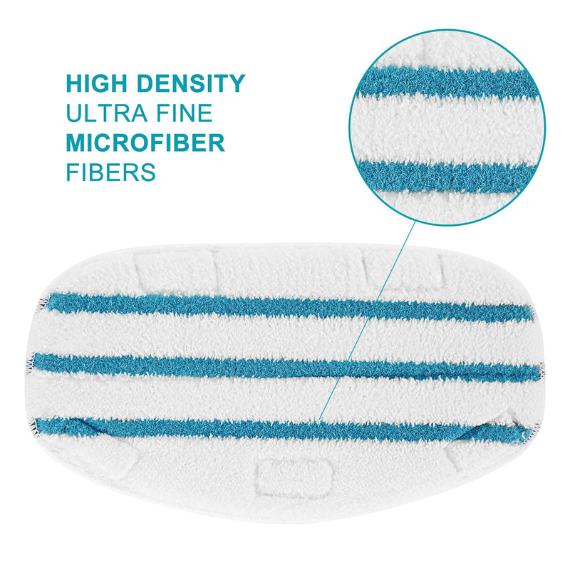 LINNIW 6 Pack Replacement Steam Mop Pads Compatible for PurSteam ThermaPro 10-in-1 Pack of 6 - NewNest Australia