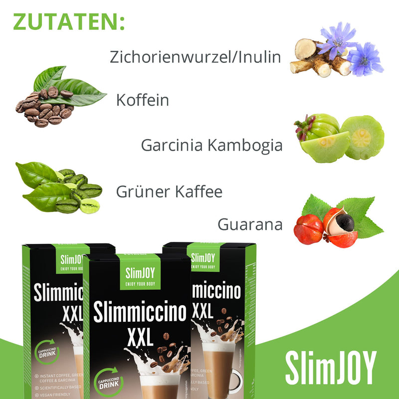 SlimJOY Slimmiccino XXL - with Garcinia Cambogia, green coffee extract and guarana extract (30 bags) 30 bags - NewNest Australia
