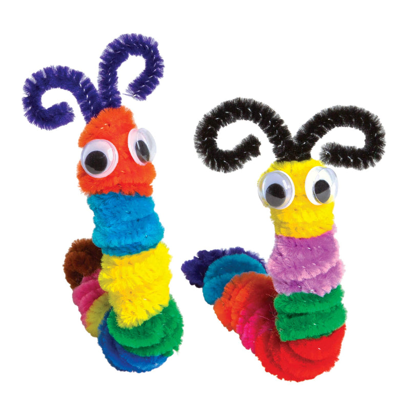 Creativity Street Jumbo Chenille Stem Multi-Purpose, 1/4 X 12 Inches, Colors may vary, Pack of 100 - NewNest Australia
