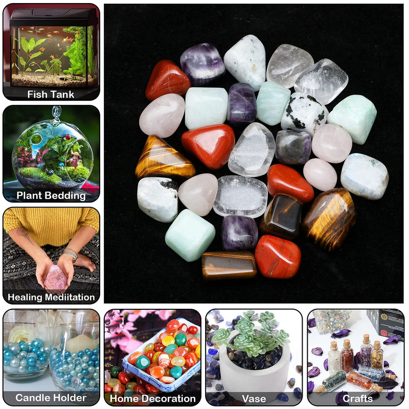 Crocon Yellow aventruine tumble stones Stones Set Pocket Crystal Healing gemstones Tumble Collection palm stone Good Luck Charm Gift Craft Home Decor Size: 20-25 mm | 1 LB Yellow Aventurine Tumbles - NewNest Australia