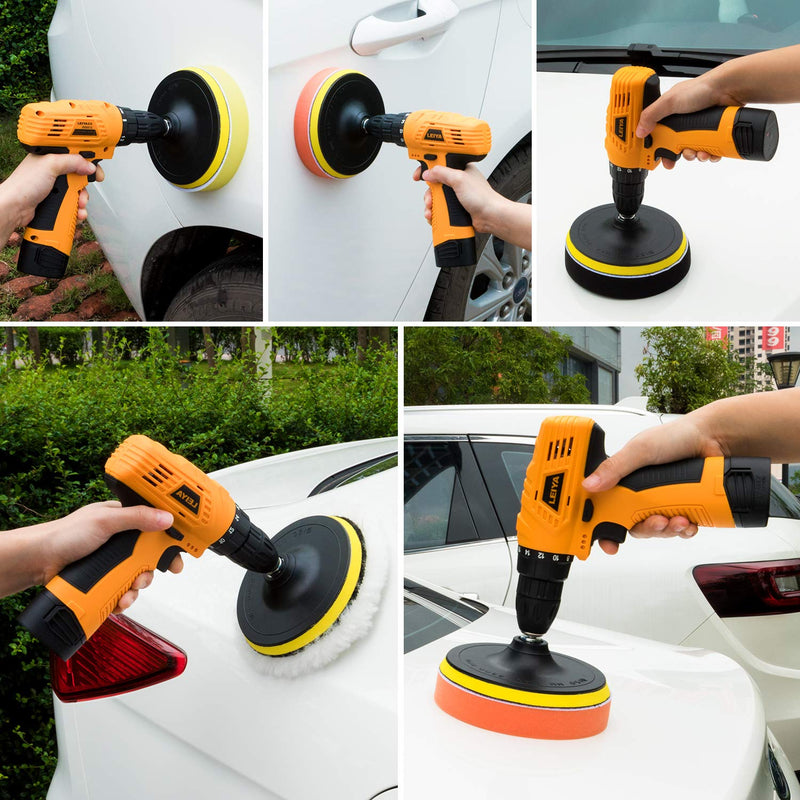 6 Inch Buffing and Polishing Pad Kit 11 PCS with Drill Adapter - NewNest Australia