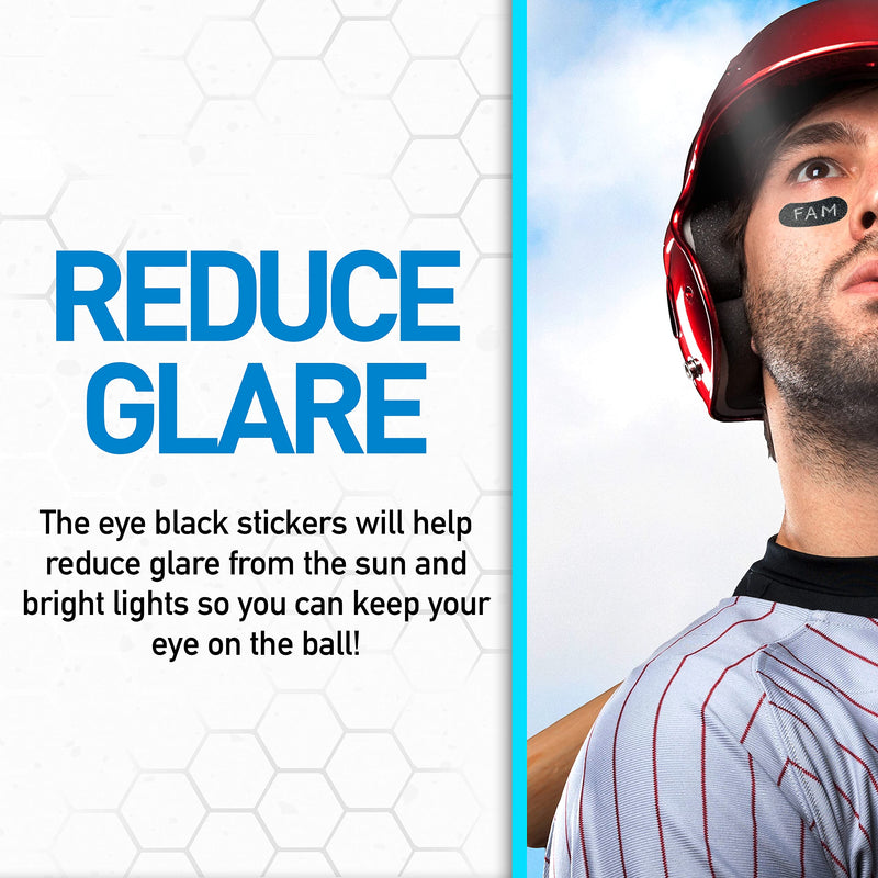 Franklin Sports Eye Black Stickers for Kids - Customizable Lettering Baseball and Football Eye Black Stickers - White Pencil Included - Includes 24 Pairs - NewNest Australia