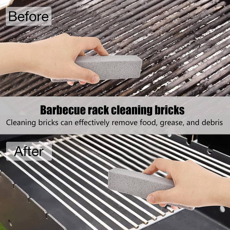Everdrop Pumice Stone Cleaner Brushes Grill Pumice Stone Blocks Pumice Stone For Toilet Cleaning Block Blocks Strong For Grill Kitchen Oven Shower Bathroom Sink Pack Of 4 - NewNest Australia