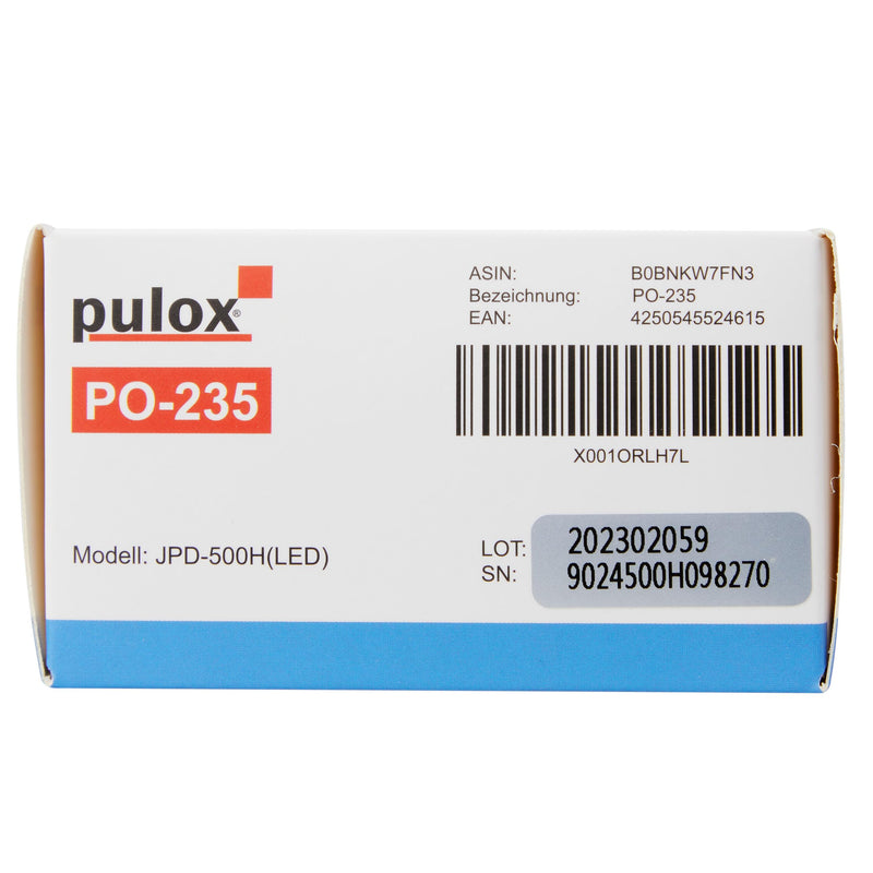 Pulox PO-235 pulse oximeter for children for measuring oxygen saturation, pulse rate and PI - with alarm function - NewNest Australia