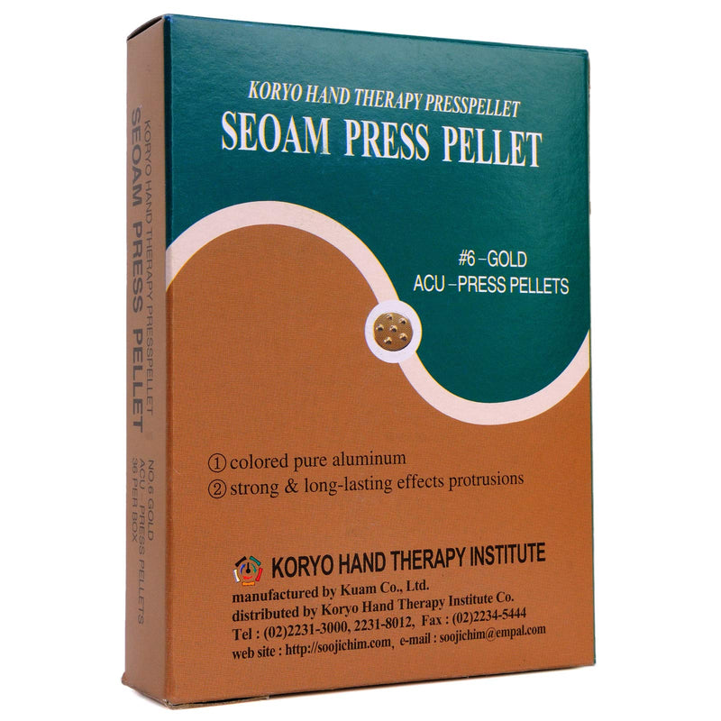 Silver Korean Koryo Hand Therapy - KHT Seoam Seoambong Press Pellet #6-Silver (1) - NewNest Australia