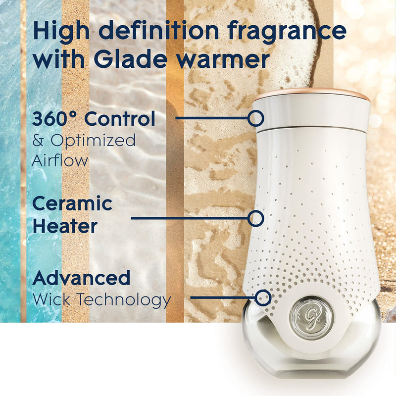 Glade PlugIns Refills Air Freshener, Scented and Essential Oils for Home and Bathroom, Aqua Waves, 1.34 Fl Oz, 2 Count - NewNest Australia
