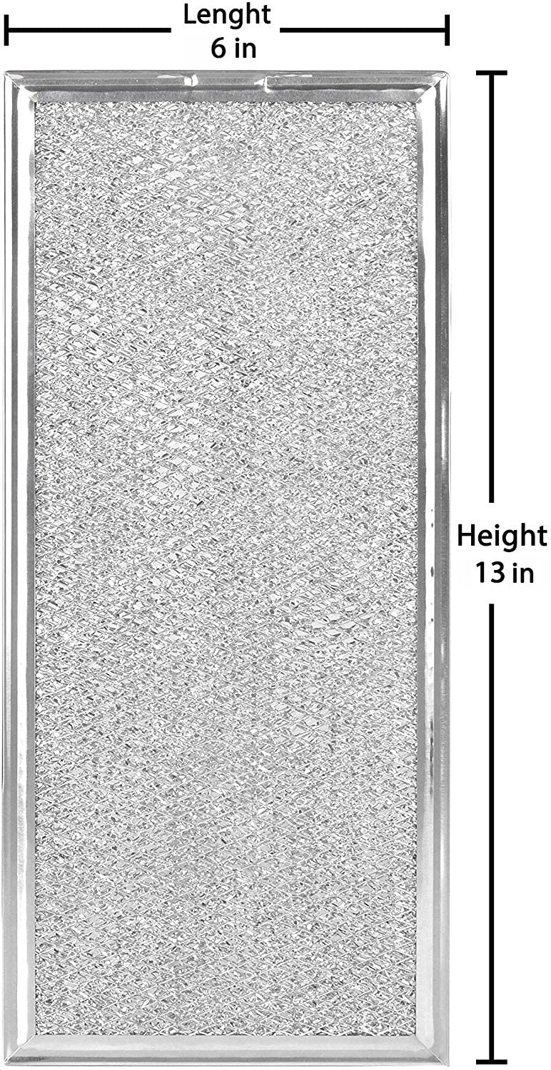 Microwave Grease Filter Compatible with Whirlpool and GE Microwaves 2 Pack Approx 13" x 6" - NewNest Australia