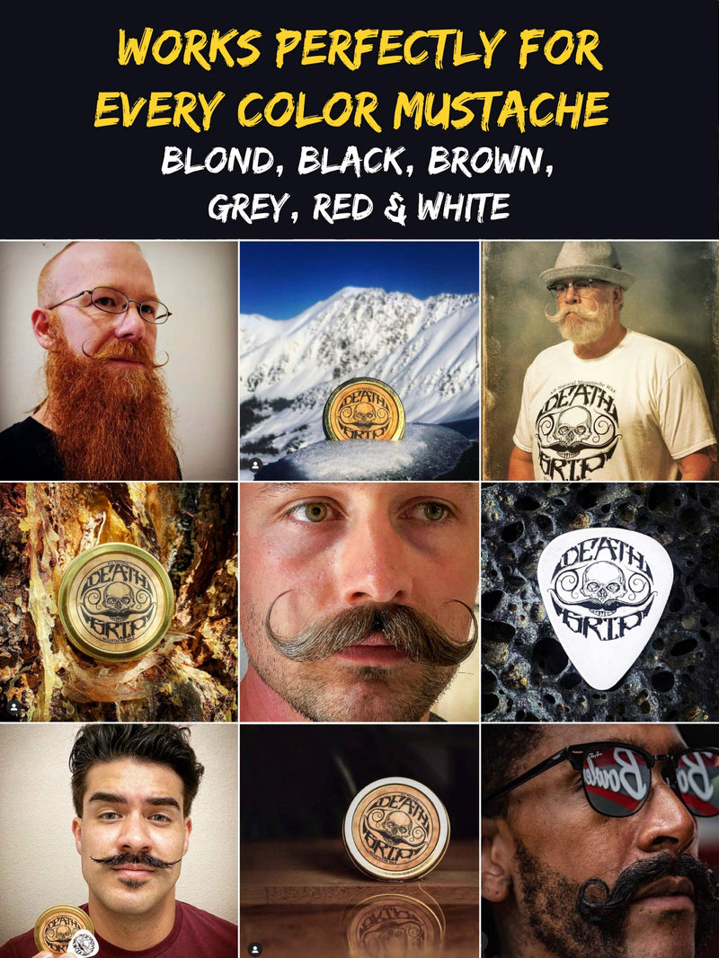 Death Grip Mustache Wax - Vintage Beard Company (1oz) by The Vintage Beard Company - NewNest Australia