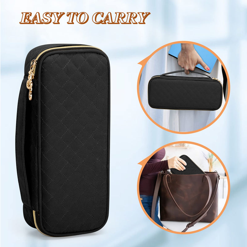 Damero Protective Stethoscope Case Compatible with 3M Littmann/ADC/Omron Stethoscope, Stethoscope Carrying Bag Travel Case for Nurse Accessories, Black - NewNest Australia