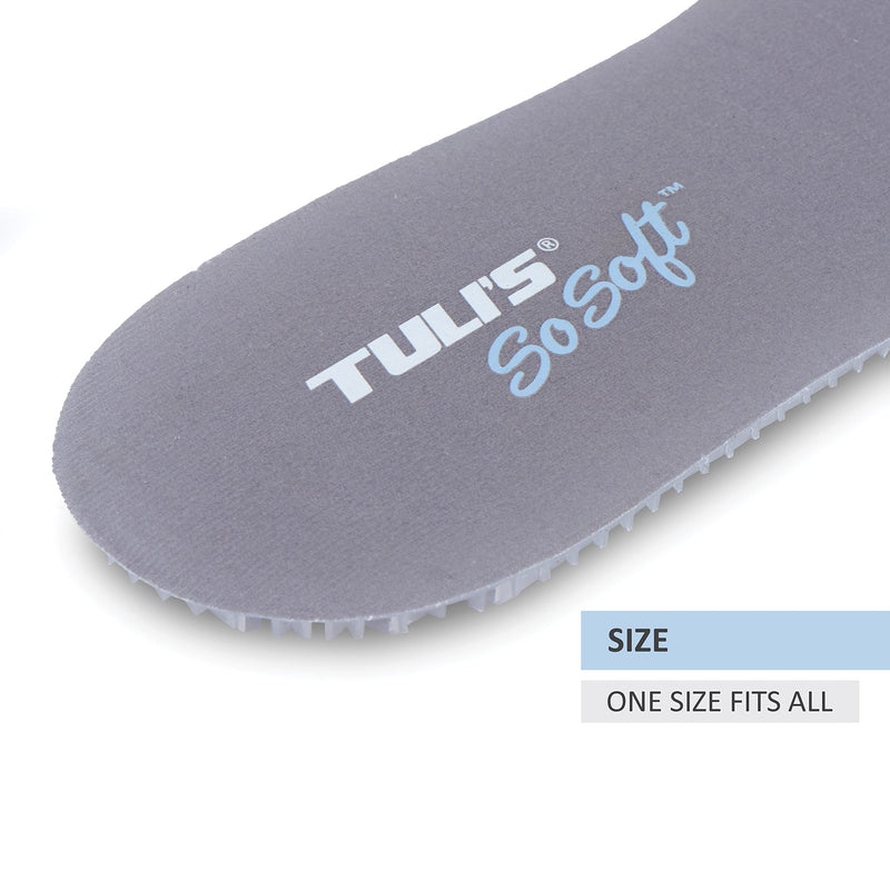 Tuli'S So Soft Insoles - Full Shoe Insoles With Thermoplastic Shock Absorbing Gel - Relieves Heel Spurs, Plantar Fasciitis, Flat Foot - Easy To Cut To Size, 30.5 X 11 X 0.5 Cm - NewNest Australia