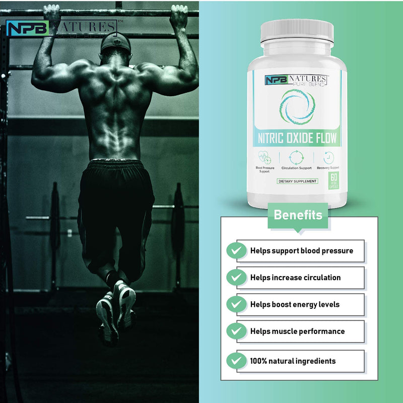 Nitric Oxide Supplements: Nature's Pure Blend - L-Arginine - Blood Pressure Support - 1500MG - Nitric Oxide - Testosterone Booster for Men - Amino Energy - Preworkout for Men, Muscle Growth, Energy - NewNest Australia