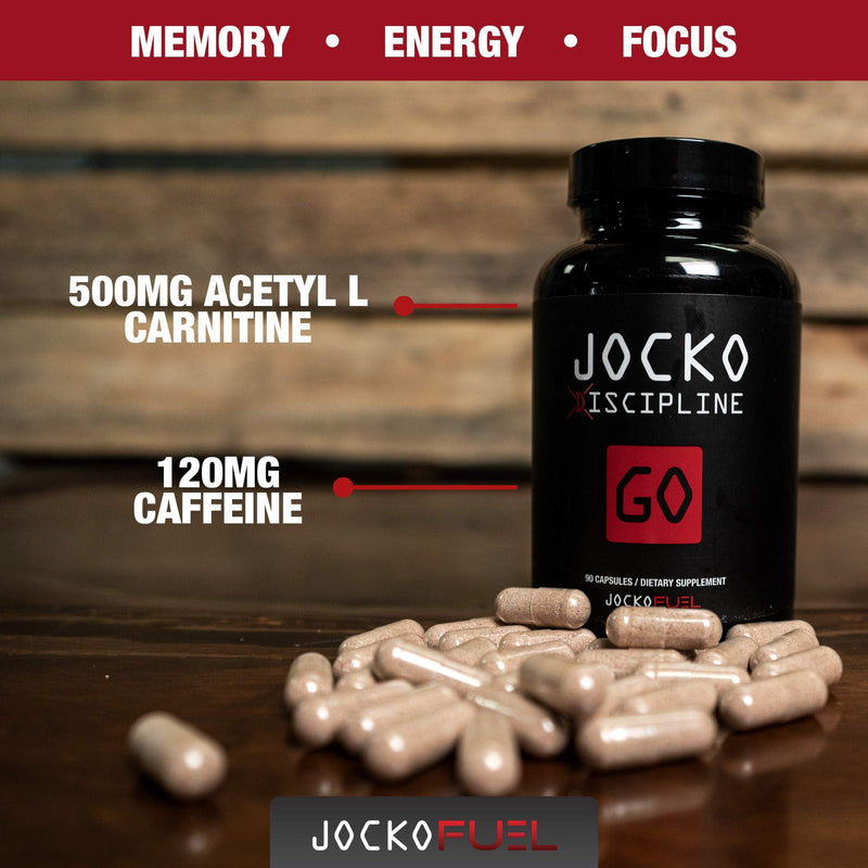 Jocko Discipline GO Concentrated Nootropic Brain Support - Preworkout Energy & Focus Booster - 30 Day Boost - NewNest Australia