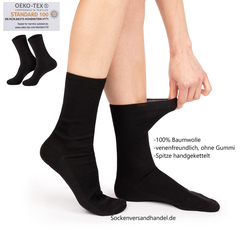 10 Pairs Of Men'S Diabetic Socks Without Rubber/Mixed / 39 40 41 42 43 44 45 46 47 48 49 / Wow 1:1 Rib/Cotton/Vein Friendly/Office Socks/Suit Socks/Anti-Sweat 43-46 Multicolored - NewNest Australia