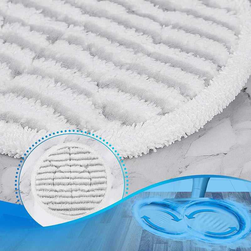 Zoopiger Steam Mop Pads Replacement for Shark S7000AMZ S7001 Steam Mop, Steam & Scrub All-in-One Scrubbing and Sanitizing,Designed for Hard Floors (6PCS) - NewNest Australia