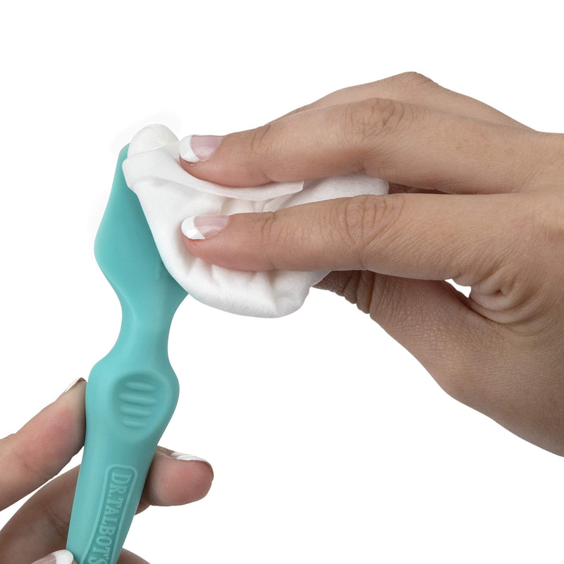 Dr. Talbot's Diaper Cream Soft Silicone Brush With Suction Base & Hygienic Case By, Aqua, Full Size, Blue 1 Count (Pack of 1) - NewNest Australia