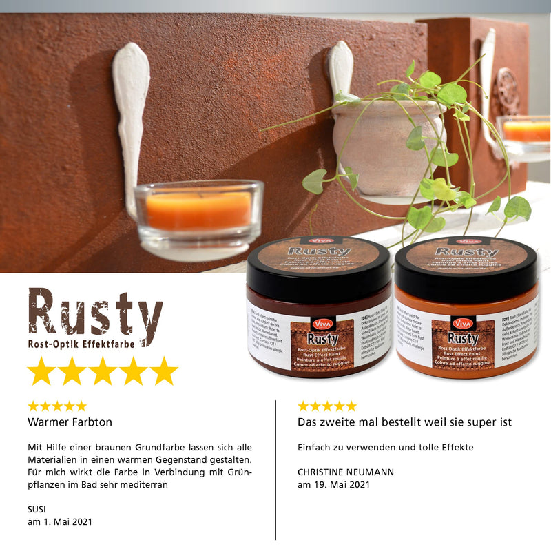 Viva Decor Rusty for Paper and More, 150ml, Rust Orange - NewNest Australia