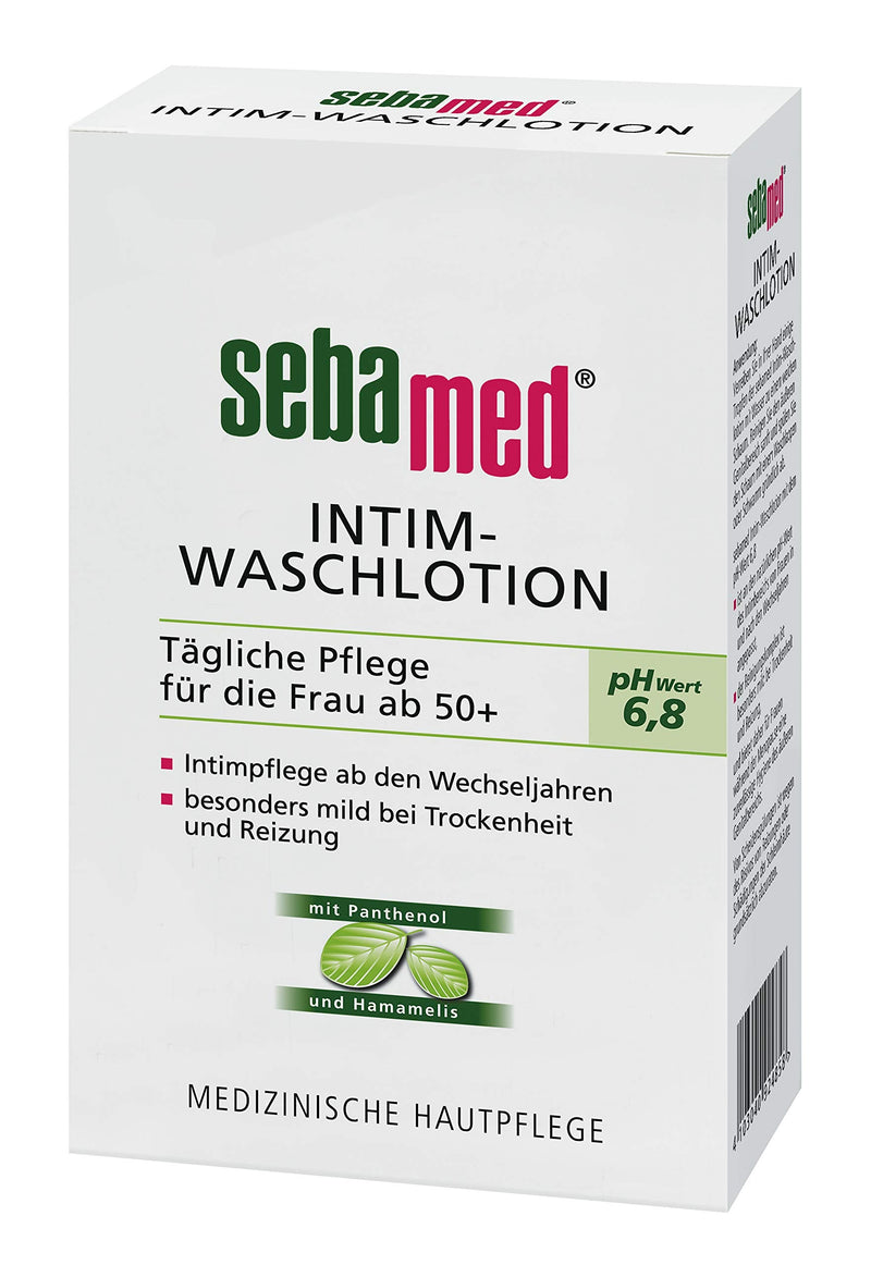 Sebamed Intimate Wash Lotion Ph 6.8, From Menopause, Gently Cleanses For Dryness In The Sensitive Intimate Area And Supports Natural Protection Against Irritation Factors And Moisture Balance - NewNest Australia