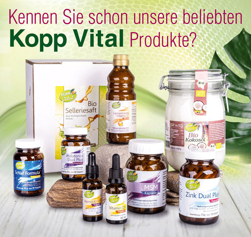 KOPP Vital® iodine from organic kelp pellets | 126g | 1 x 365 pellets | Organic brown algae | Premium Quality | Certified organic | Pharmacy quality - NewNest Australia