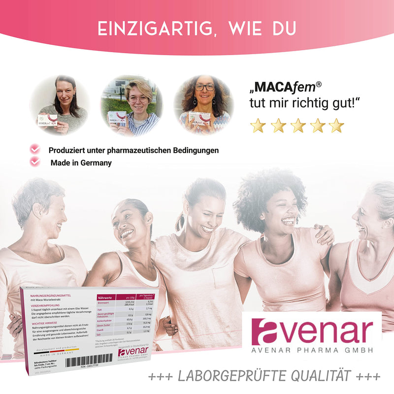 Maka® Menopause Capsules | Maca Capsules for Women | Monthly Pack of Vegetable, High Dosage, 20:1 Extract Laboratory Tested, No Additives - NewNest Australia