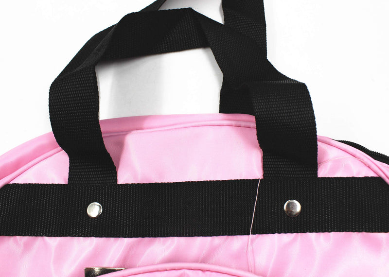 WEISIPU Nylon Dance Duffle Bag - Girls Garment Shoe Dance Sports Bags Ballet Slippers (Pink) Pink - NewNest Australia