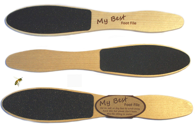 Pedicure tool Foot File double sided wooden eco sustainable birch My Best Design - NewNest Australia